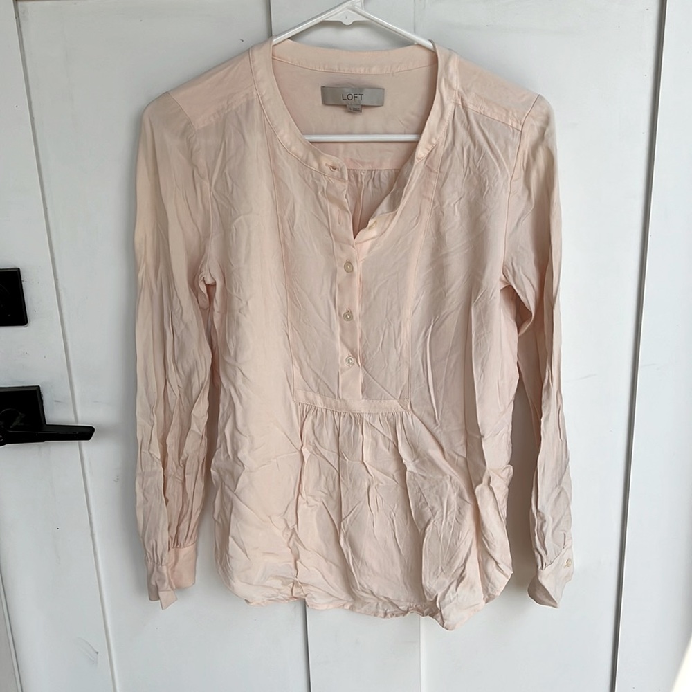LOFT Modern Peasant Dress Shirt